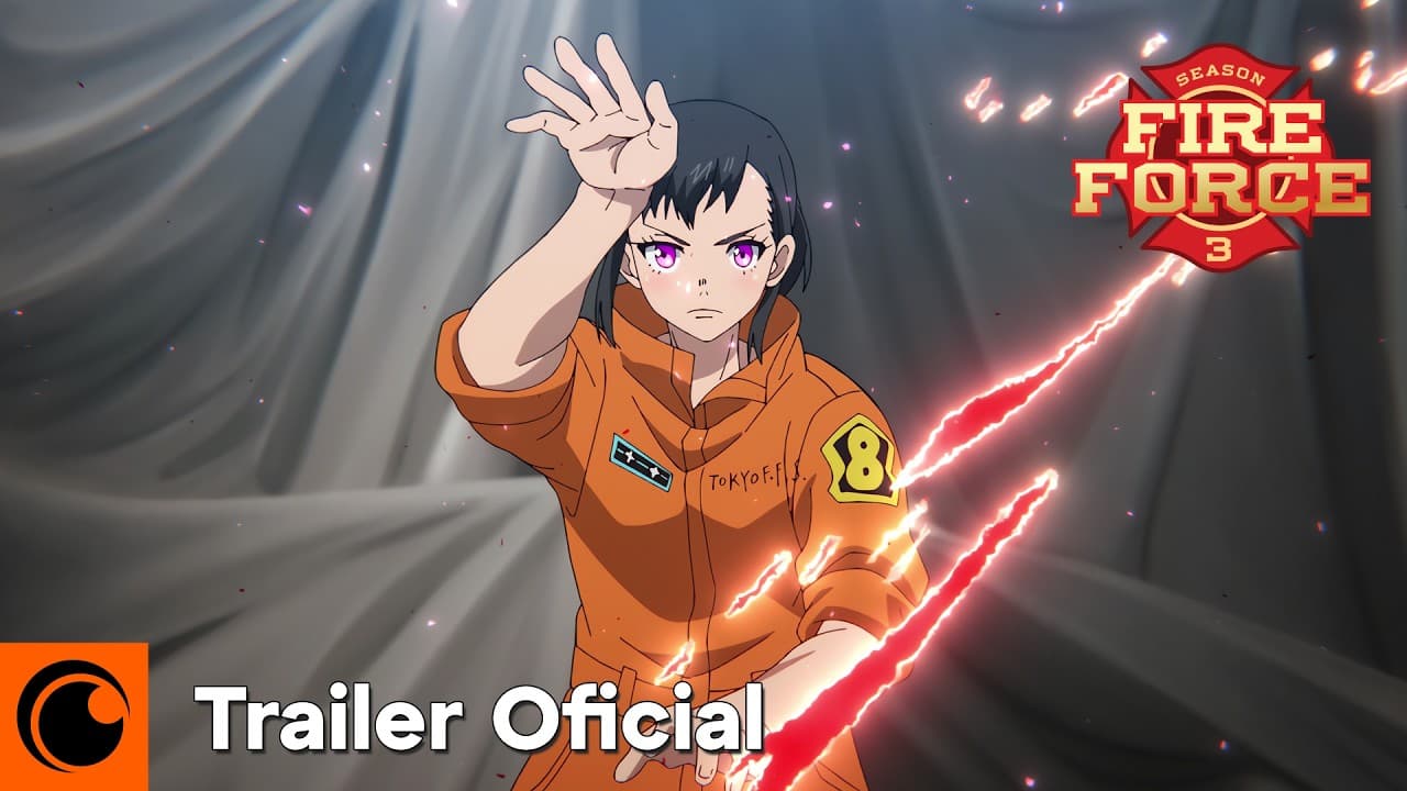 Thumbnail do trailer — Fire Force: San no Shou - O Clímax Incendiário Começou!