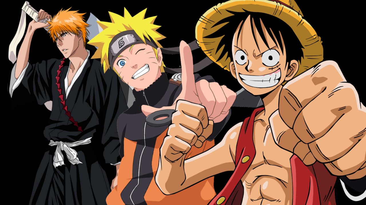 Imagem de destaque post Naruto, One Piece e Bleach - A Influência do Big 3 na Cultura Pop e Nostalgia